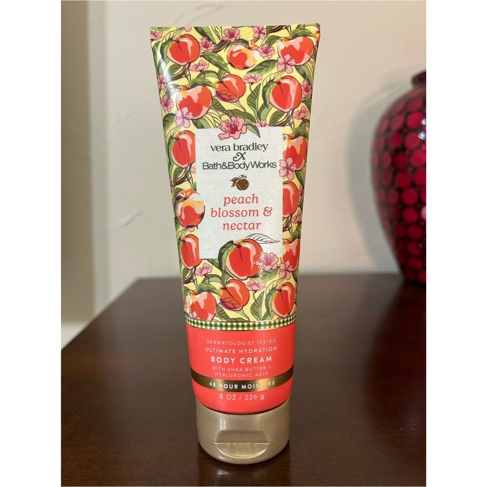 Vera Bradley x Bath & Body Works Peach Blossom & Nectar Hydration Body Cream
